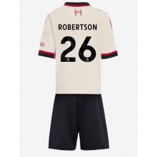 Liverpool Andrew Robertson #26 Bortaställ Barn 2025-26 Korta ärmar (+ Korta byxor)